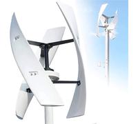 Horizontal Wind Turbine Generator Kit - 12000W AC Turbine with MPPT Charge Controller for 12V/24V/48V/220V Hybrid Wind Solar Systems