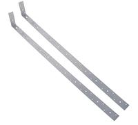 Horizontal X Restraint Strap 1000mm Length 100mm Bend Galvanised 2PK