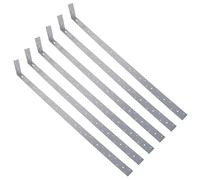 Horizontal X Restraint Strap 1000mm Length 100mm Bend Galvanised 5PK