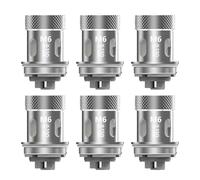 Horizontech Falcon Coils, Replacement Atomizers, Fibre Liquid Guiding System, Persistent Heat Energy, 2ml Cartridge Capacity, No Nicotine (6 Pack- M6, 0.15OHM)