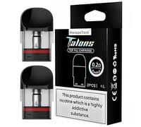 HORIZONTECH Talons 3 Pod [0.2 ohm - XL | 40w - Kan thal] 2 Pack - COMPATIBLE WITH: Horizontech Talons 3 Kit, Talons 2 Kit, and Talons Kit - Top Fill, DTL Vaping - Nicotine Free