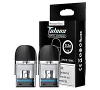 HORIZONTECH Talons 3 Replacement Pod [0.2 ohm | 500°F - Stainless Steel] 2 Pack - Sub Ohm Pod, Top Fill, RDTL Vaping, Leak-Proof Design, No Nicotine