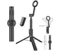Horizum Magnetic Phone Tripod, 57/63" Extendable Selfie Stick, Magnetic Selfie Stick Tripod with Remote, 360° Rotation Phone Stand for Video Recording & Vlogging (1.3m B)