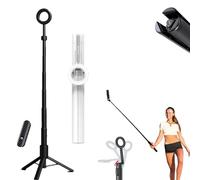 Horizum Suction Phone Tripod - Horizon OnTheGo Magnetic Phone Tripod No Clamps, No Adjustments, Portable Foldable Double Magnet Mount - Just Snap, Shoot, and Go (White)