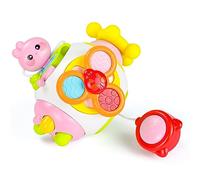 HORJOR Baby Sensory Toys Activity Busy Cube, Suction Toddler Toys for 6-12 Months, Montessori Toys1,2 Year Old Boys Girls Kids Travel Toys