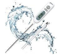 HORJOR Meat Thermometer Probe, Waterproof Instant Read Food Probe Thermometer 141mm for Kitchen Cooking Water Sugar Milk Coffee Steak Thermometer