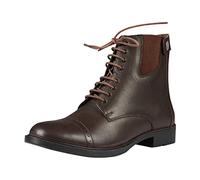 Horka Ladies Mens Deluxe Laces & Back Zip Leather Jodhpur Horse Riding Boots