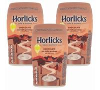 Horlicks Chocolate Hot Malted Drink Powder 270g x 3, Instant Beverage - Suitable for Vegetarians with Welari Thank You Card | (3 Pack)