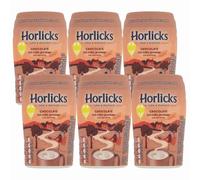 Horlicks Chocolate Hot Malted Drink Powder 270g x 6 - High in Calcium, Zinc, Vitamin C, Vitamin D & Vitamin B12 for Strength & Wellness with Welari Thank You Card | (6 Pack)