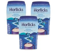 Horlicks Original Malted Drink 270g x 3 - High in Protein, Calcium, Zinc, Vitamin C, D & B12 - Malt Powder for Energy & Immunity Support with Welari Thank You Card | (3 Pack)