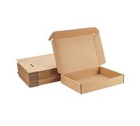 HORLIMER 20 Pack Shipping Boxes, 11x8x2 inches Brown Corrugated Cardboard Mail Boxes, Packaging Boxes for Mailing, Business