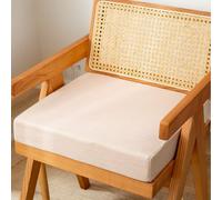 HORLSKI Washable Seat Cushions with Removable Cover Linen Chair Cushions for Dining Chairs Thickened 8Cm Square 45 X 45 Cm Chair Pads Garden Living Room Patio,K,Set of 1