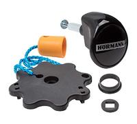Hormann Garage Door Handle Assembly (Black) (Steel Doors)