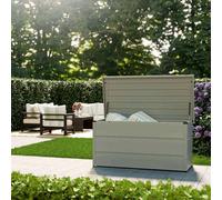 Hormann Juno 1620 Metal Garden Storage Box - Grey Aluminium