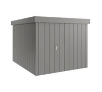 Hormann Juno Jfd11 Modern With Flat Roof Shed Grey Aluminium 262 X 310 Cm 8.5X10Ft