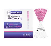 HORMONElife 6 Pack FSH Test Strips for Women Menopause at Home Measure Ovarian Reserve and Hormone Balance