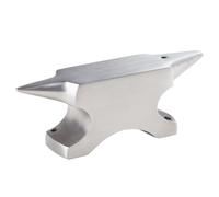 Horn Anvil, Small Anvil Stand, Double Ended, Stainless Steel Workbench Tool, Compact Metal Forming Stand, Smooth Polishing Surfaces for Jewelry Crafting Work, 4.33x1.54x0.94 Inches