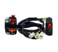 Horn Blinker Switchs Motorcycle Handlebar Switch A Pair Control Warning Light Turn Signal Horn Ignition Start Kill Overtaking Buttons 22mm 7/8"