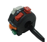 Horn Blinker Switchs Motorcycle Handlebar Switch Control Mount Warning Light Turn Signal Horn Ignition Start Kill Overtaking Light Buttons 22mm 7/8"