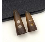 horn coat buttons, Pack Of 10 Resin Horn Toggle Buttons Multicolor 40-55mm(Coffee,55mm)