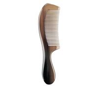 Horn Combs for Women Wide Tooth Hair Brush Natural Anti-Static Horn Comb