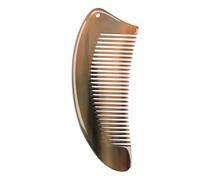 Horn Combs, Wide Tooth Hair Brush Natural Anti-Static Horn Comb, Handmade Bone Brush, Beard Massage Health Care for Men and Women, 09 x 1.97 x 0.31 Inches, Sturdy Design