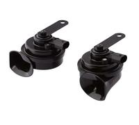 HELLA Trumpet Horn - OE-CONNECT HORN TE26 SET - 12V - 110dB(A) - Frequency range from: 400Hz - Frequency range to: 500Hz - Low Tone/High Tone - Electric - Plug: BMW - Quantity: - 3FH 012 010-041