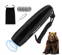 Horn for Hiking, ABS 4 x 4 x 13.5 cm, Self-Defence Horn with 125 dB Alarm, Camping Trips, Hiking Trails, Electric Outdoor Alarm Accessories, Backpacking National Parks Wildlife Areas Be