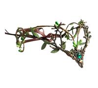 Horn headwear with grape and leaf design tiaras hair hoop for weddings and photos at nature style music festivals