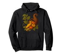Horn-of-Plenty Fall s Autumn Harvest Thanksgiving Pullover Hoodie