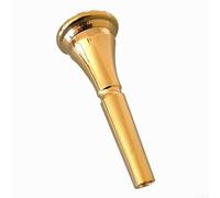 Horn Plated Mouthpiece for Brass Musical Parts Gold/Silver, 1PCS (Gold)
