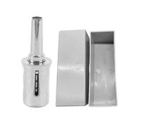 Horn Pressure Reducing Valve, Horn Mouth Breath Trainer with Posture Correction Function, Ergonomic Brass Trumpet Mouthpiece Corrector for All Skill Levels (Silver)