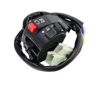 Horn Switch Handlebar Motorcycle Handlebar Switch Assembly Multi-function Left Turn Signal Horn Start Choke Starter For 7/8" 22mm ATV/Quad(With air door)