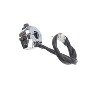 Horn Switch Handlebar Motorcycle Switches Motorbike Horn Button Turn Signal Fog Lamp Start Handlebar Controller Universal Switch(Chrome)