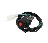 Horn Switch Handlebar Universal Motocross Horn Button Engine Starter Kill Switch Commonly Open Electrical Converter(Red)