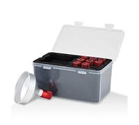 Hornady Premium Powder Funnel Kit, 586059 - The High Capacity, Anti-Static Aluminum Funnel to Avoid Messy Powder Spills - Includes 9 Caliber Specific Adapters and Form-Fitted Storage Case