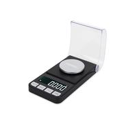 HORNBILL 0.001g/50g Digital Milligram Scale, Portable Micro Scales with Display, High Precision Laboratory Scale, Electronic Pocket Scale with Tweezer, Calibration Weight, Battery, Black