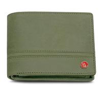 HORNBULL Eddie Leather Wallet for Men | Men with RFID Blocking | Olive, Two Fold Wallet