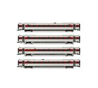 Hornby Class 801/2 LNER Azuma Railway 200 4 Car Coach Pack