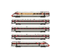 Hornby Class 801/2 LNER Azuma Railway 200 5 Car Train Pack