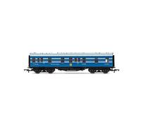 Hornby Coach Car - R40054A LMS, Stanier D1912 Coronation Scot 50' RK, 30089 - Era 3 Train Toy, 00 Gauge Carriage for Train Set, Rolling Stock Models for Adults - 1:76 Scale Model Gift