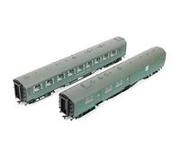Hornby Coach Car - R40471 BR Kitchen and Buttery Car & Composite Restaurant Jolly Tar 7834 Twin pack - Era 4 Train Toy, 00 Gauge Carriage for Train Set, Rolling Stock Models for Adults - 1:76 Scale