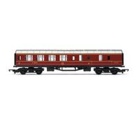 HORNBY Coach R4389 RailRoad LMS Brake - LMS Maroon