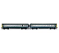 Hornby Railroad Plus BR, Class 110 2 Car Train Pack - Era 7. raillway - train packs., Blue (R30171)