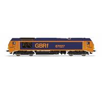 Hornby Diesel Train - R30372 GBRf, Class 67, Bo-Bo, 67027 - Era 11 00 Gauge Locomotives for Train Set, Engine Models for Adults - 1:76 Scale Model Gift