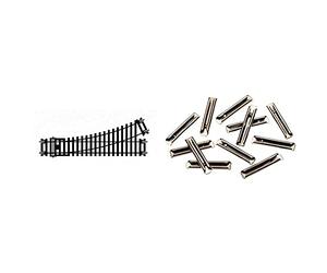 Hornby Hobbies Ltd R8072 00 Gauge Left Hand Point Track & - Pack of 12 R910 Fishplates