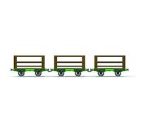Hornby Wagons - R60166 L&MR Horse Wagon Pack - Era 1 Train Toy, 00 Gauge Wagons & Freight for Train Set, Models for Adults - 1:76 Scale Model Gift