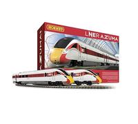 Hornby R1288M LNER Azuma High Speed Railway Junior Train Set - 800201 Locomotive 2 Drive Units and 1 passenger coach. New Tooling.
