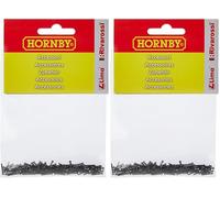 Hornby R207 Replacement Track Pins - Spare Parts and Train Accessories for Hornby OO Gauge Model Railway Sets, Coupling and Modelling Tools - Fixing Pins, Scale 1:76 for ASIN (Pack of 2)