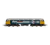 Hornby R30040TTS BR Large Arrow Class 47 w/sound RailRoad Plus Locomotives, Blue